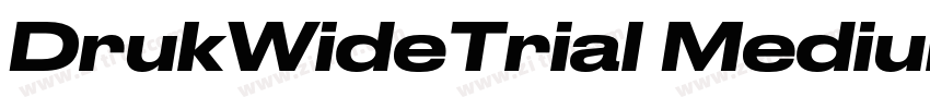 DrukWideTrial Medium字体转换
